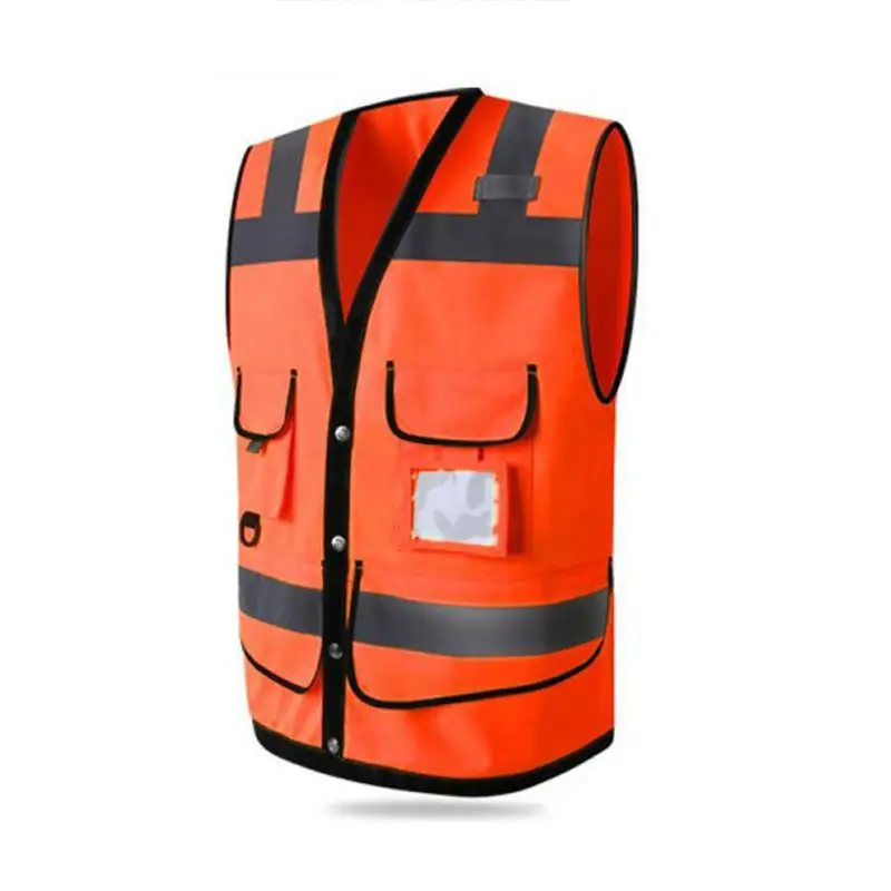 Уличная Ночная езда Бег Жилет Безопасности Hi Vis светоотражающая куртка жилет