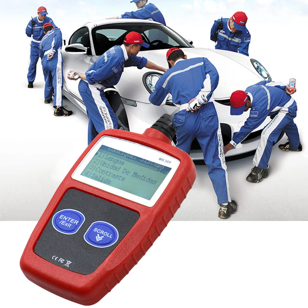 OBDII OBD сканер кодов диагностический для автомобиля считыватель неисправностей