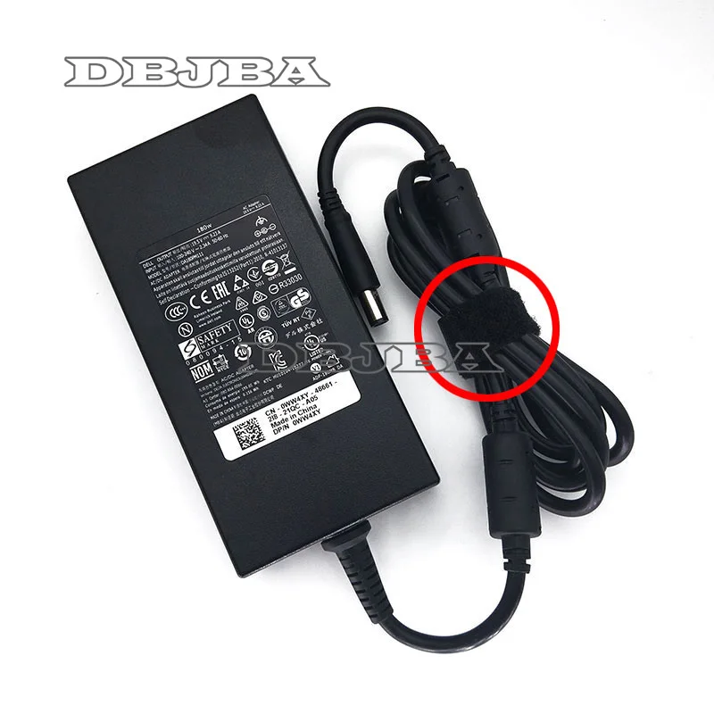 19 5 V 9.23A 180W зарядное устройство адаптер переменного тока для Dell Inspiron 15 7577 Alienware 13 R3