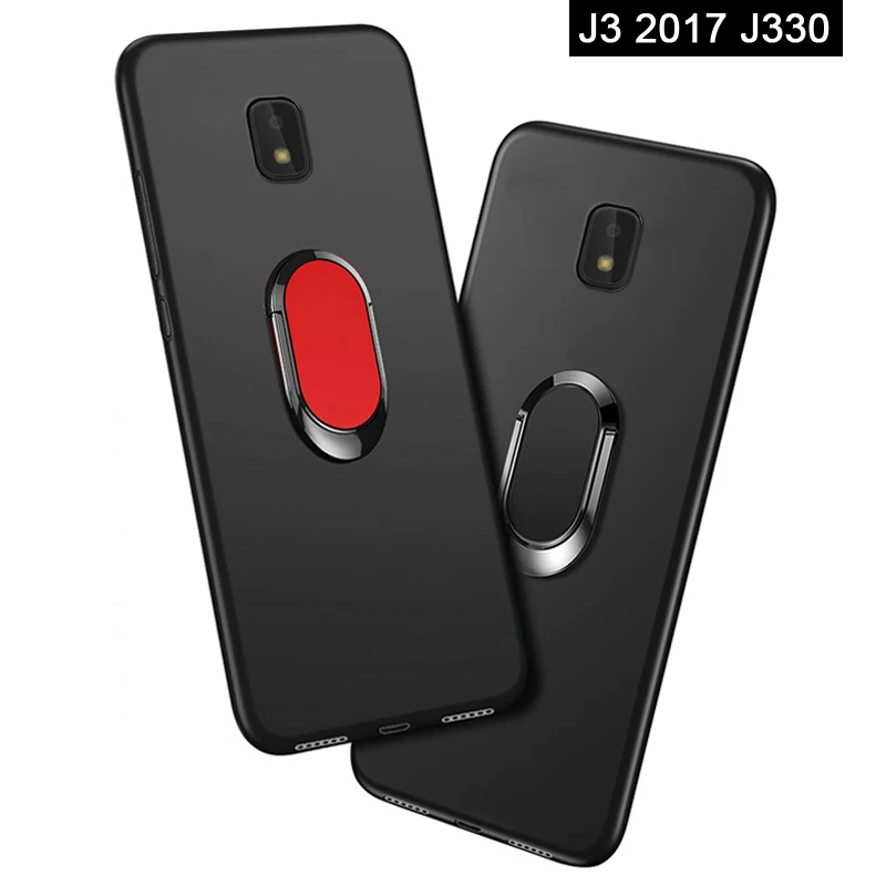 Чехол для Samsung Galaxy J3 2017 SM-J330FN J330N роскошный мягкий черный силиконовый чехол 5 0