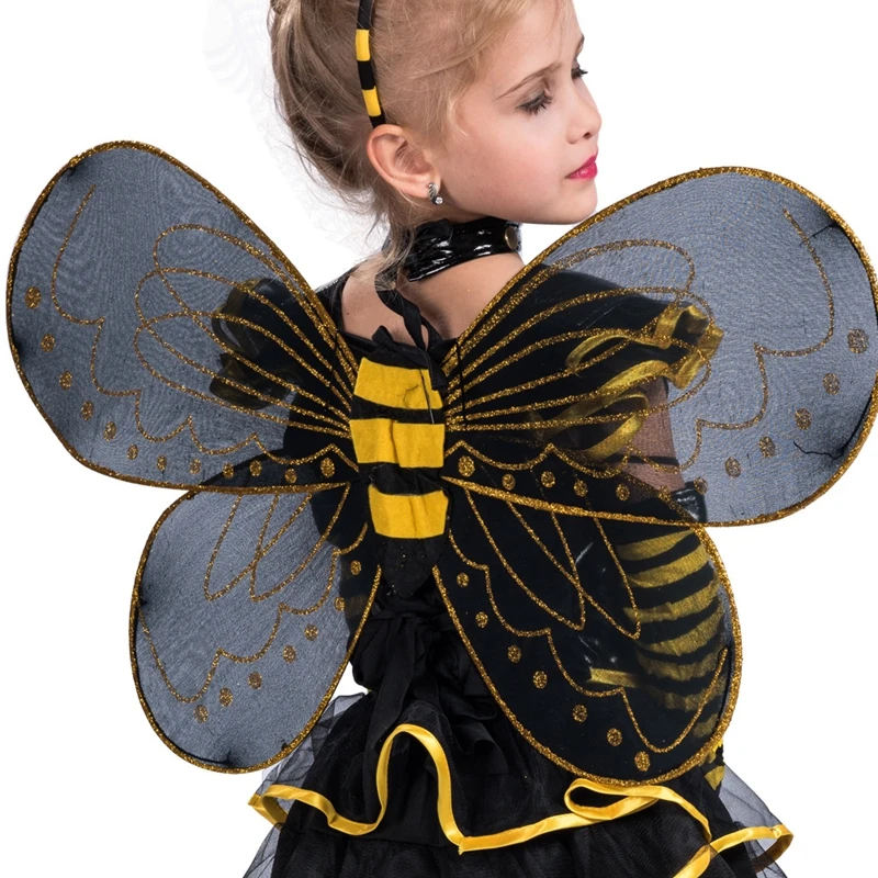 Little Girls Halloween Punky Bee Costume Set | Тематическая одежда и униформа