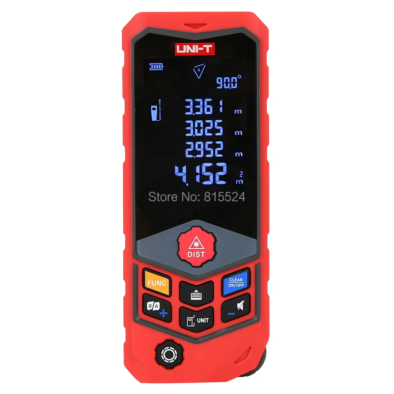 UNI T LM100D ручной лазерный дальномер 100 м Trena клейкие ленты цифровой батарея