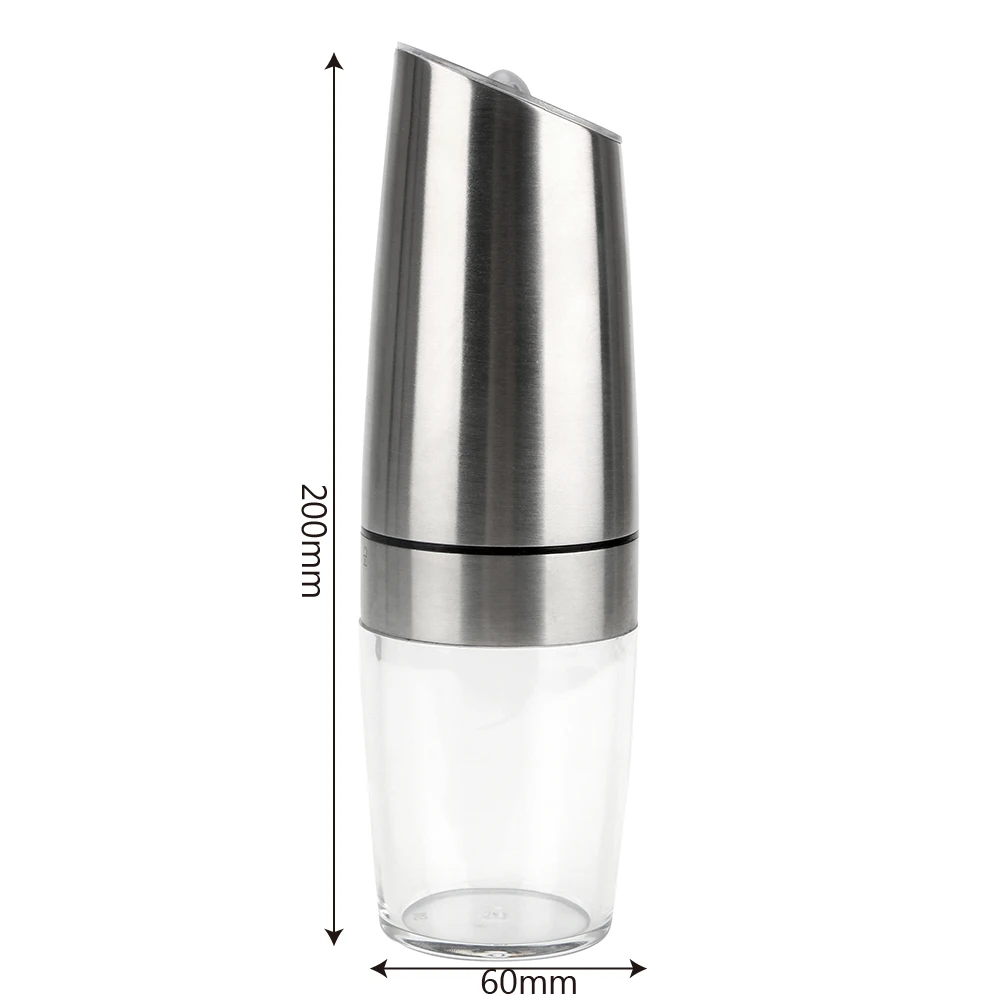 Automatic Electric Pepper Grinder Salt Cumin Spice Mill Gravity Sensor Ceramic with LED Light Shaker | Дом и сад