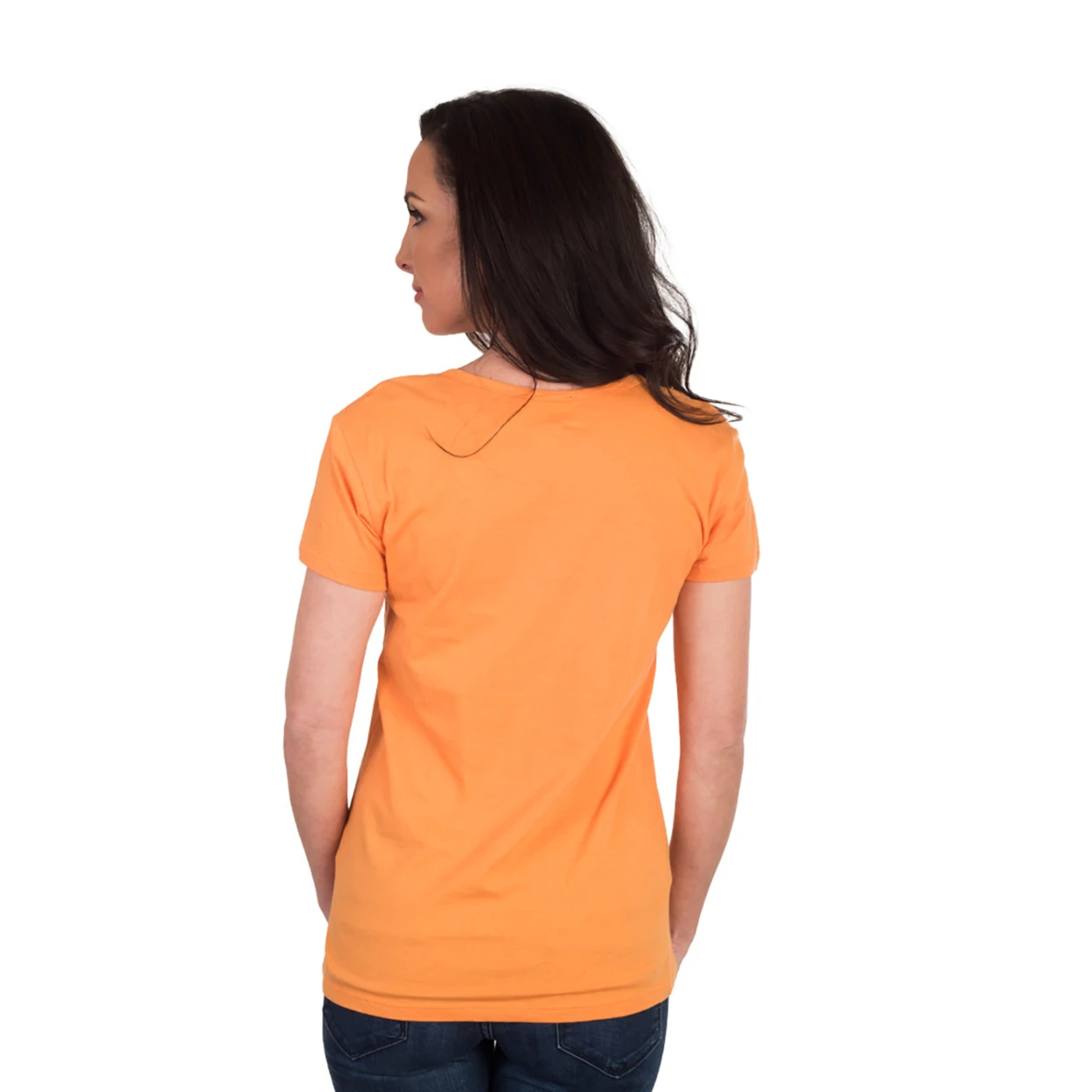 Женская футболка с круглым вырезом Agiato Basic Tangerine|Футболки| |