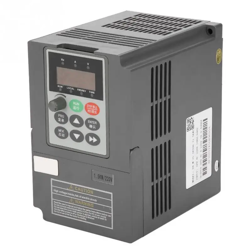 2HP вектор Тип частотный инвертор VFD конвертер 1-Phase 220V постоянного тока до 3-х