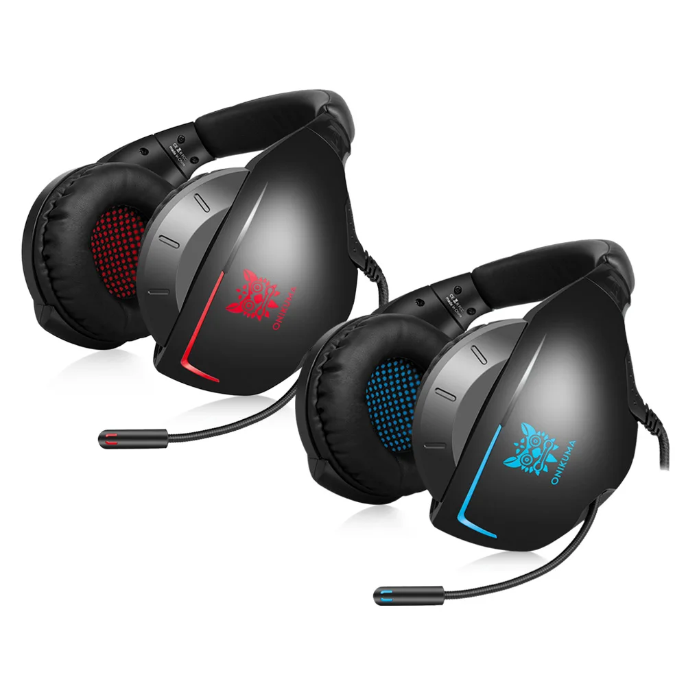 Игровые наушники ONIKUMA K7 вкладыши динамические стерео басы звуковая гарнитура с