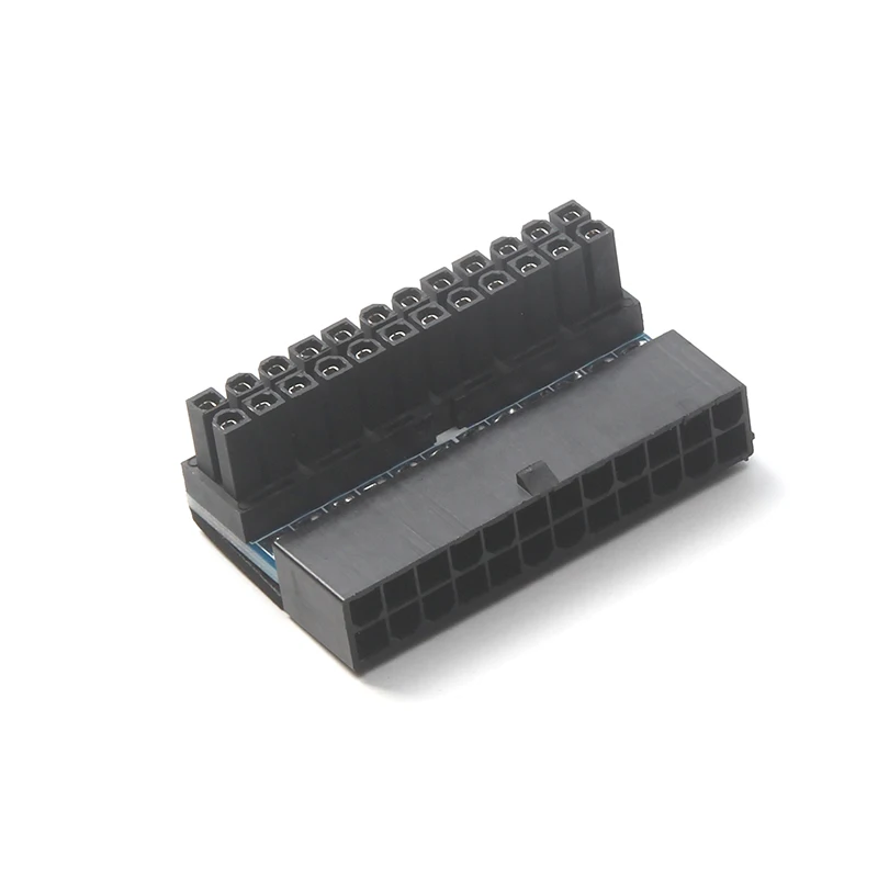 90 Degree 24Pin ATX Power Adapter Bending Plug Connector for Computer Motherboard Accessorie | Компьютеры и офис