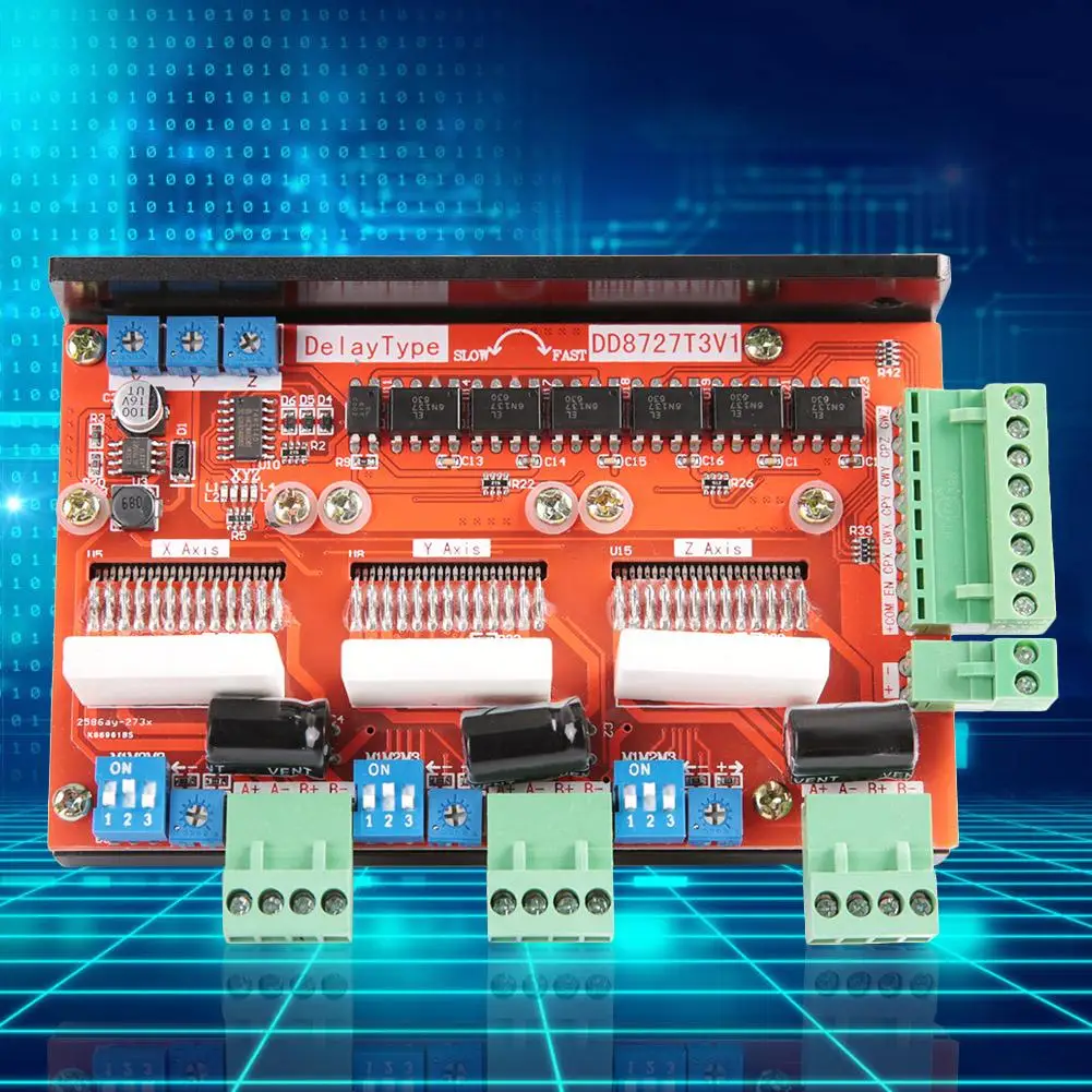 3 осевой 2 фазный контроллер шагового двигателя 4A 128 Microstep LV8727 DD8727T3V1 0 5 4A|Шаговый