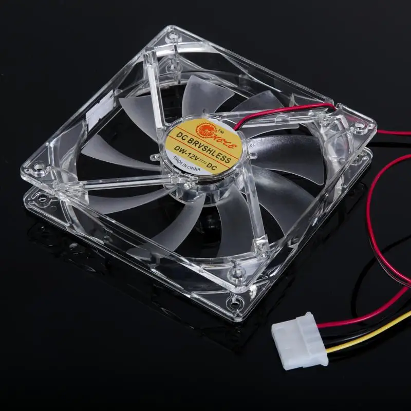 4 Светодиодный светильник Quad PC компьютерный прозрачный чехол охлаждающий