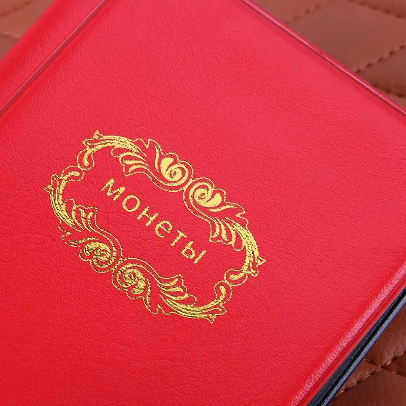 120 карманов коллекция монет альбом книга PU фото Мини Пенни монета для хранения