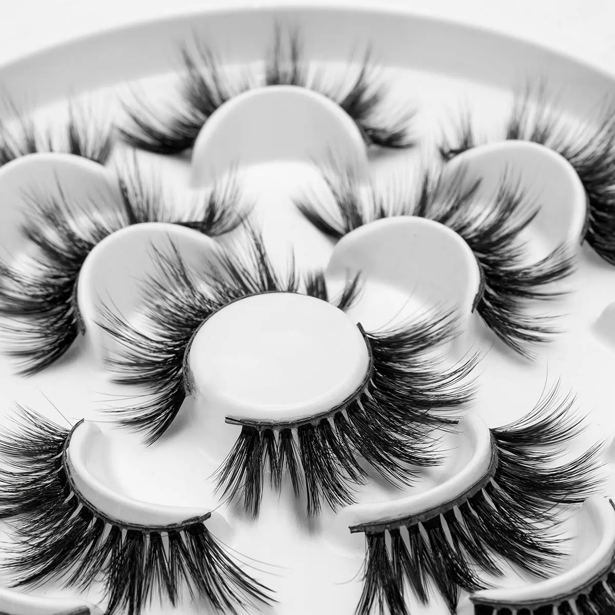 SEXYSHEEP 7 пар искусственная 3D норки ресницы натуральные длинные накладные объем
