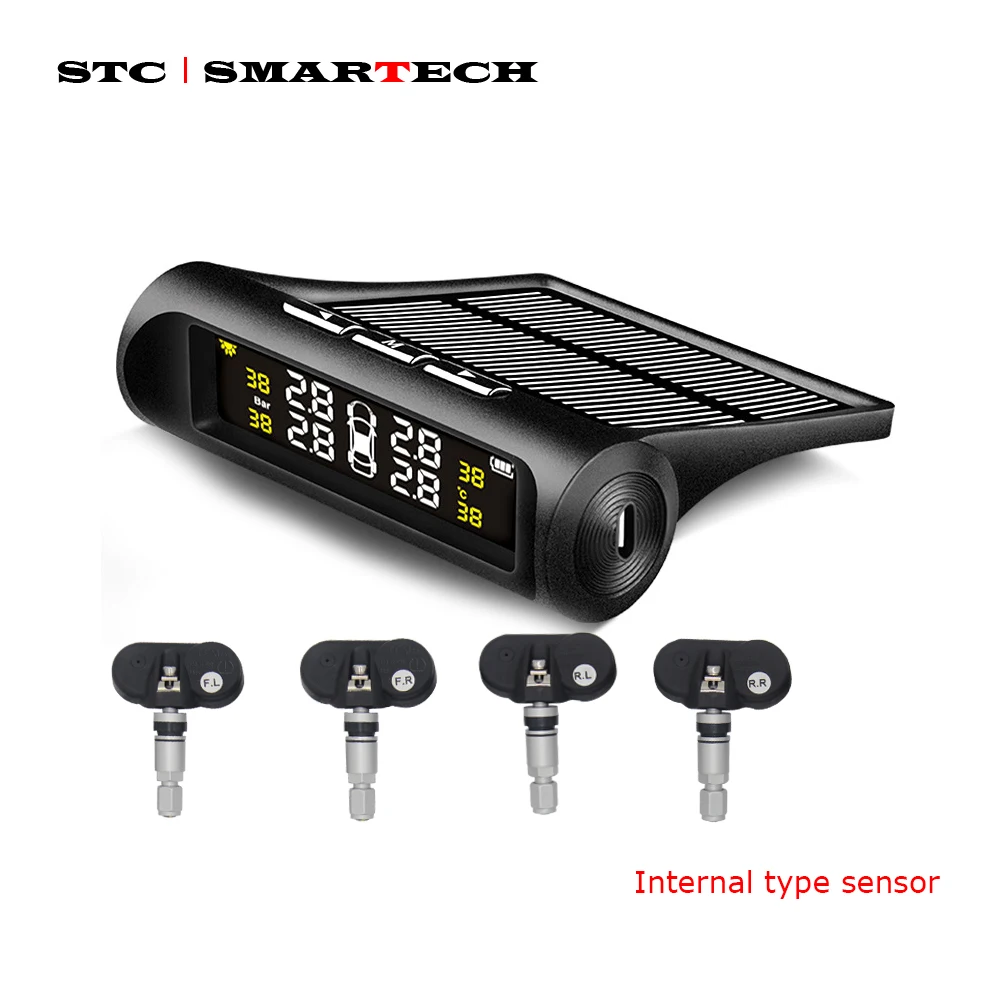 SMARTECH TPMS автомобильная система контроля давления в шинах солнечный дисплей 4