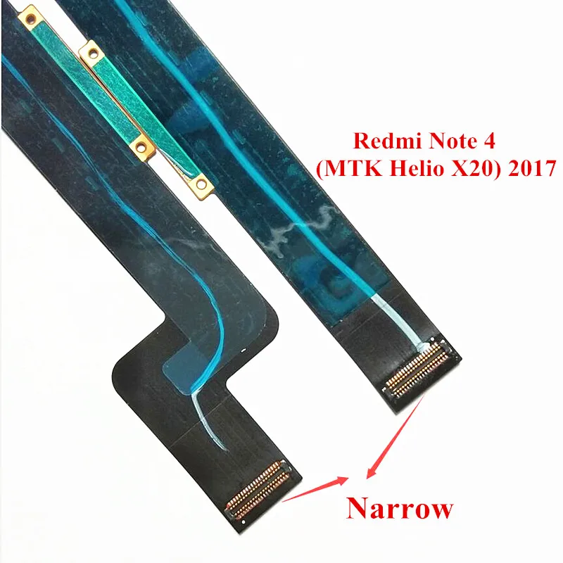 10 шт./лот материнская плата гибкий кабель запасные части для Xiaomi Redmi Note 4 Note4 MTK X20 |