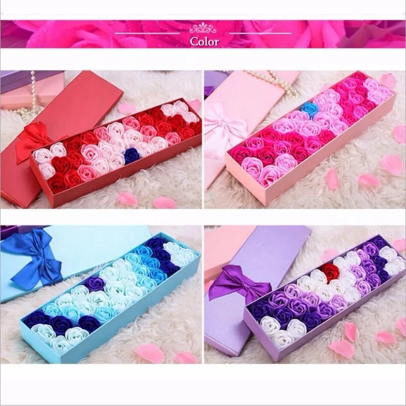 Новинка 33 шт Цветок Розового мыла 34x10x4 5 см Искусственный цветок подарочная