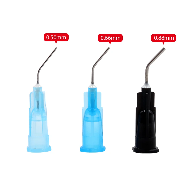 200 шт. высокое качество изогнутые иглы наконечники ирригационная игла зубной