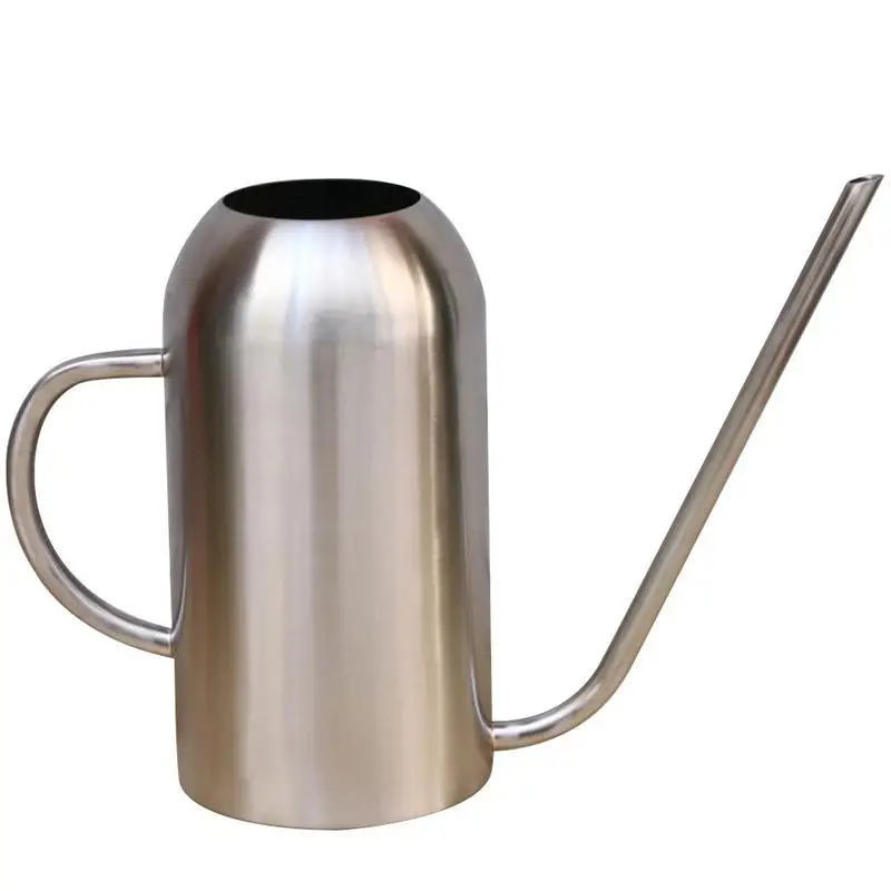 

304 Stainless Steel Watering Pot Gardening 1.5L Extended Nozzle Watering Can