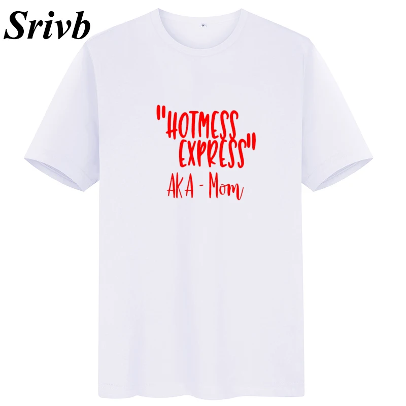 Женская футболка с коротким рукавом Srivb Hotmess Express забавная в стиле хип-хоп принтом