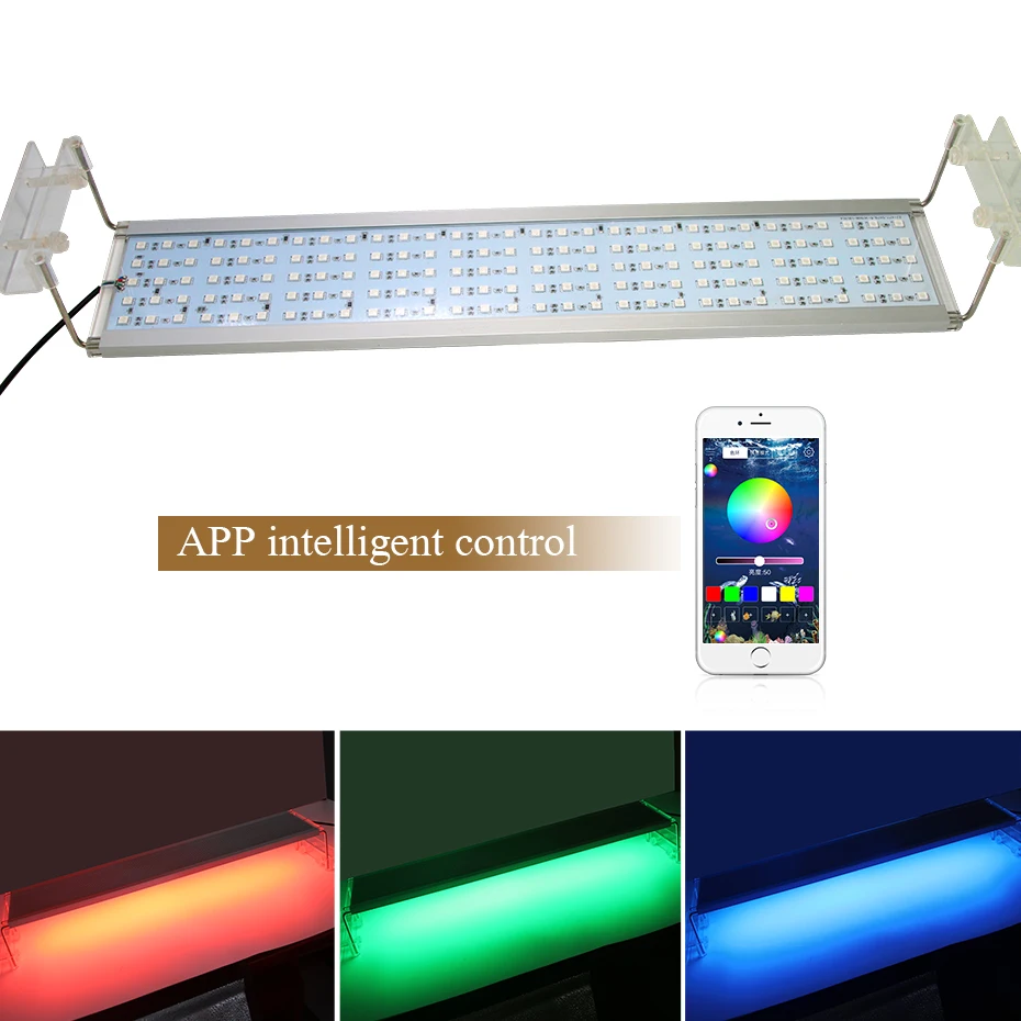 Светодиодсветодиодный RGB-лампа для аквариума 60-80 см | Дом и сад