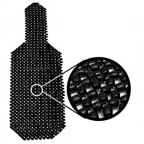 Zone Tech черный деревянный бисером Massaage автомобиль подушка для сиденья|Подушка| |