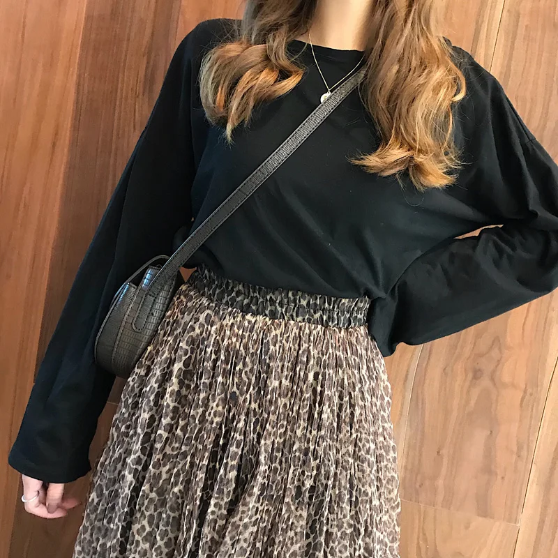Harajuku хаки Тюль эластичный пояс для женщин юбки лето 2019 Новый животных
