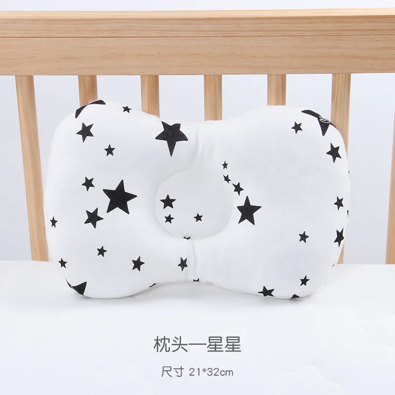 

Newborn Infant Baby Sleep Pillow Nursing Prevent Flat Head Cushion Anti Roll Baby Boys Girls Pillows