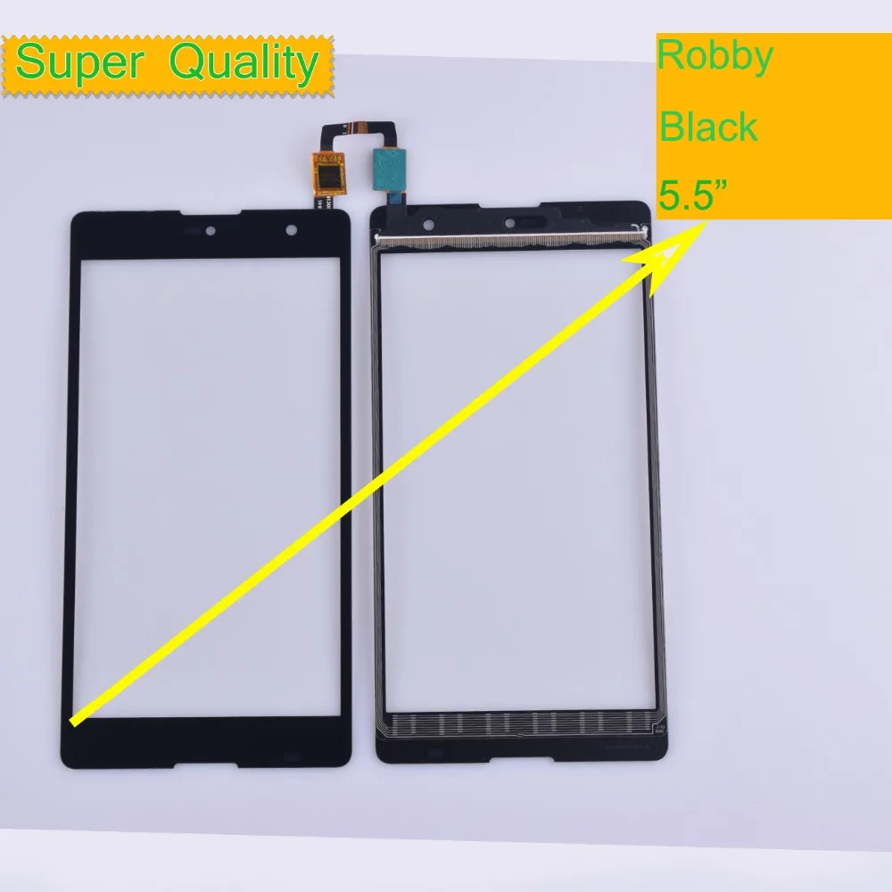 50 шт./лот для Wiko robby сенсорная панель дигитайзер передний внешний стеклянный