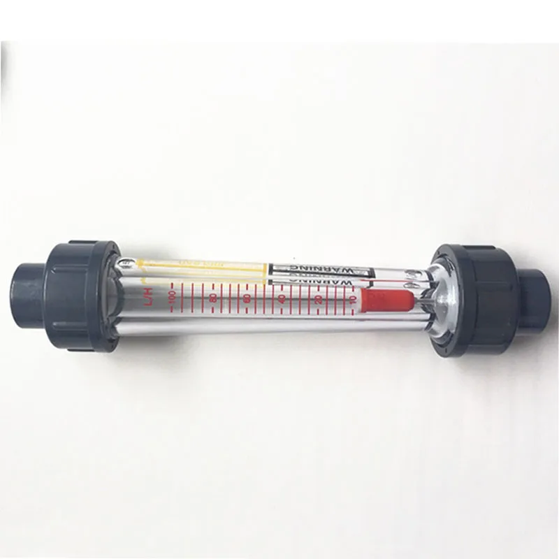 

LZS-15 1/2 Inch 10-100L/H Water Flow Meter Indicator Counter Rotameter Liquid Flowmeter New
