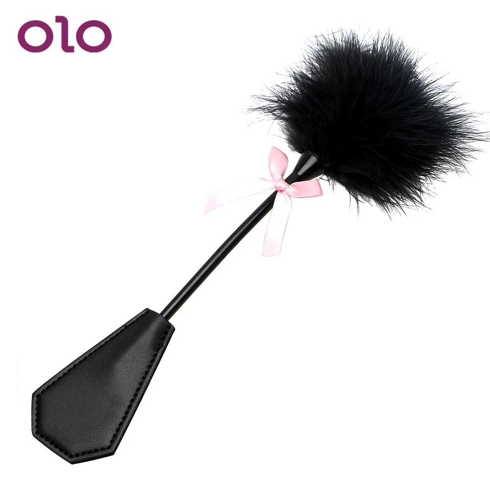 

OLO SM Leather Spanking Paddle Horse Whip Fetish Sex Whips Slave Flogger Clit Stimulation Adult Game Sex Toys for Couple
