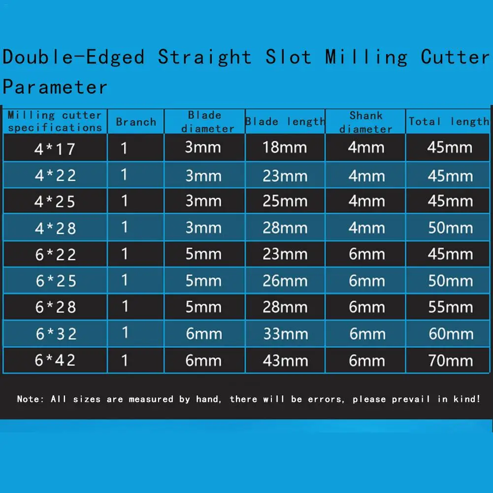 

4-6MM Double-Edged Straight Groove Tungsten Steel Router Bit Milling Cutter Acrylic CNC Machine Tool Engraving Machine Woodworki