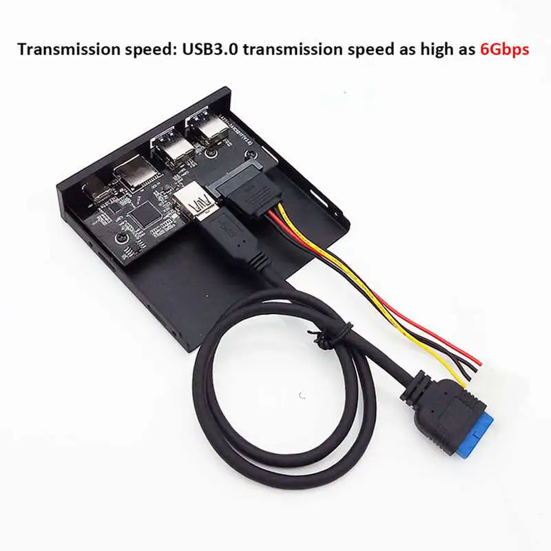 Кардридер 33S50 Rtk 3 в 1 ПК Фронтальная панель медиапорт Type C два порта Usb 0 с кабелем