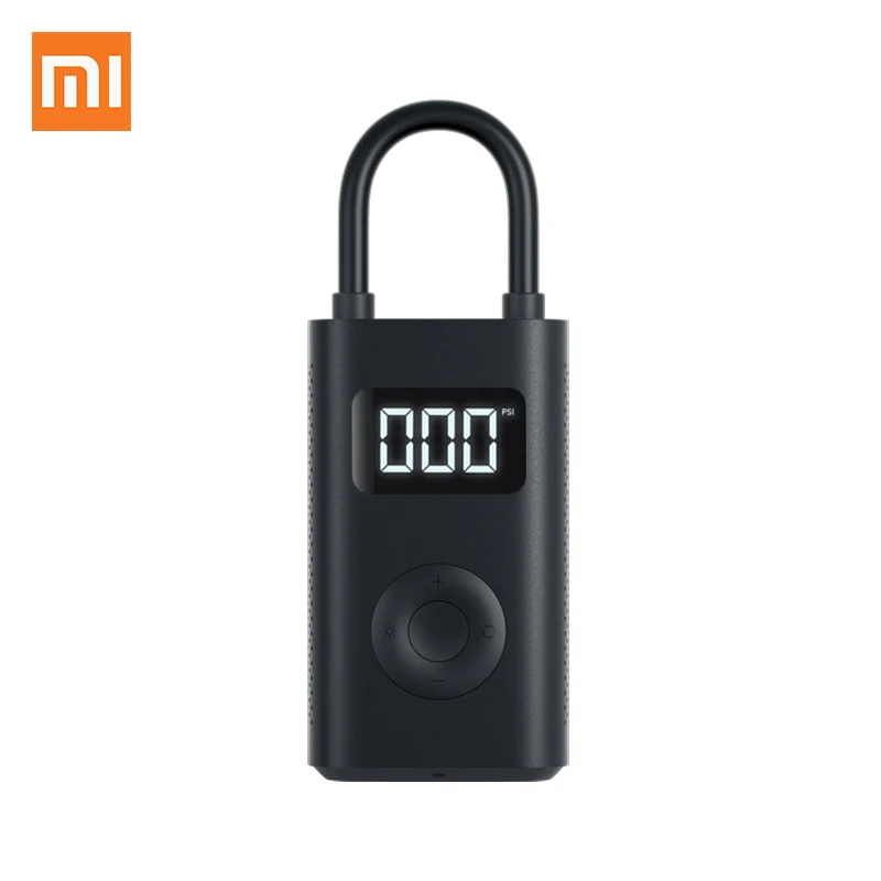 Электрический воздушный насос Xiaomi умный перезаряжаемый цифровой датчик