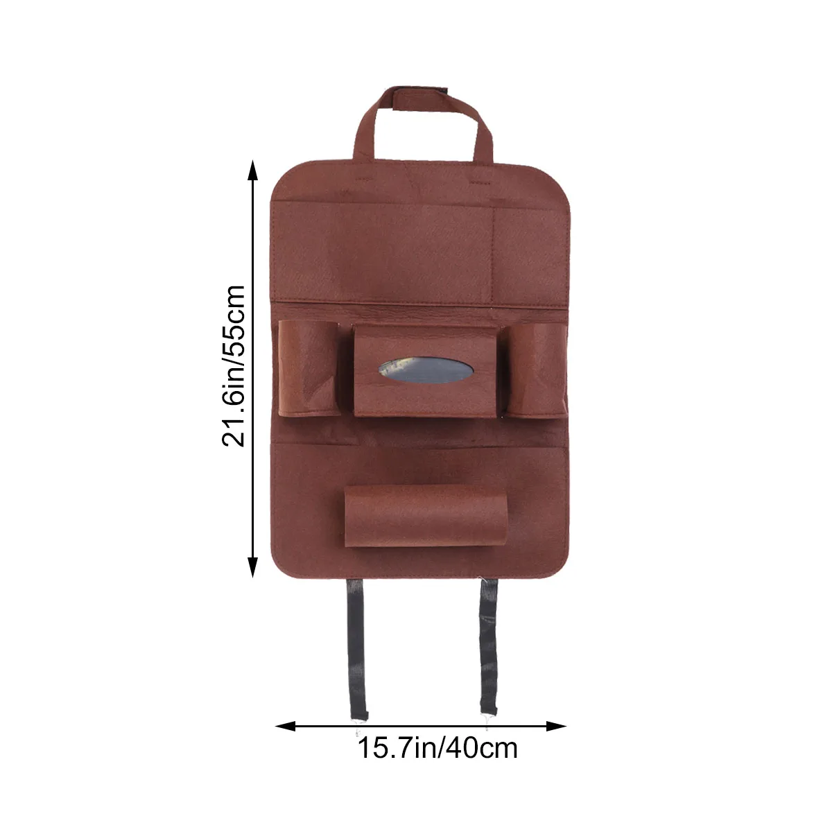 Auto Storage Pouch Car Back Seat Bag Multi-Pocket Holder for Organizing (Coffee) | Автомобили и мотоциклы