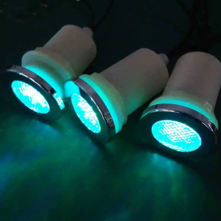 1 Вт Водонепроницаемый Цвет Изменение RGB светодиодный подводный освещение для ванной/светодиодный светильник для джакузи без контроллера