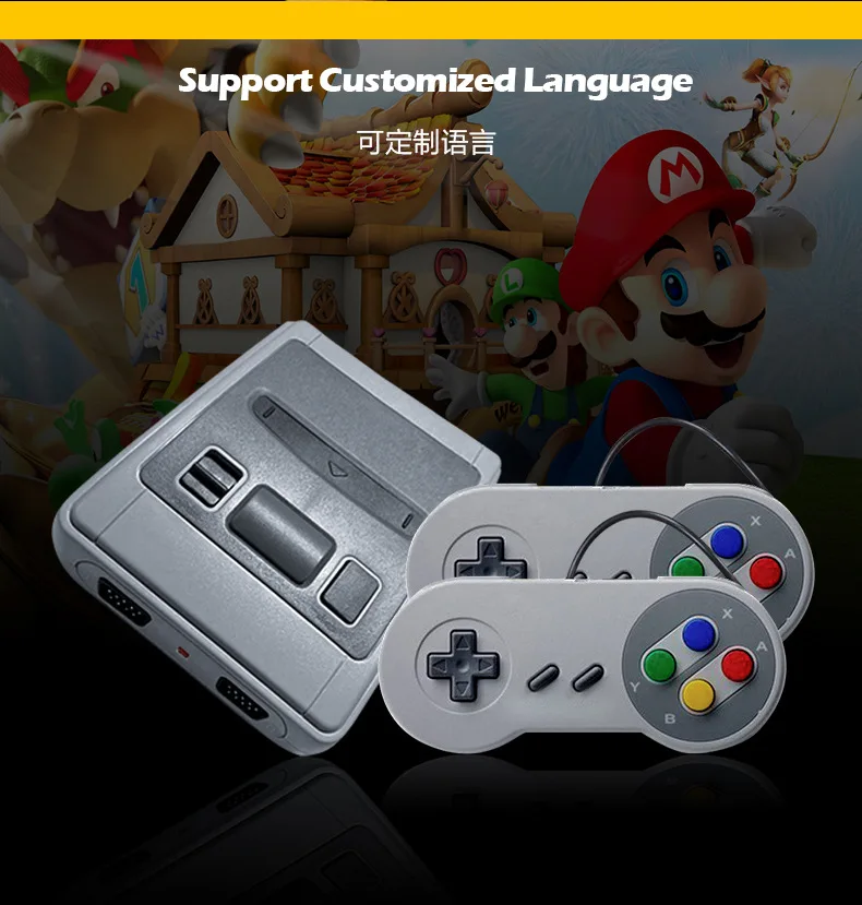 AV Ретро ТВ игровая консоль портативный игровой плеер встроенный 621 для NES