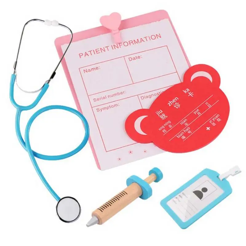 Деревянная игрушка для ролевых игр детский врач стоматолог ролевая игра ролевые