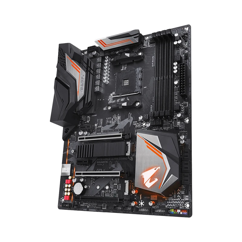 Материнская плата GIGABYTE AMD X470 SAM4 ATX AORUS ULTRA GAM | Компьютеры и офис