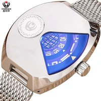 unique creative mens watches stainless steel quartz watch men black waterproof man watch 2021 luxury brand wristwatch male clock