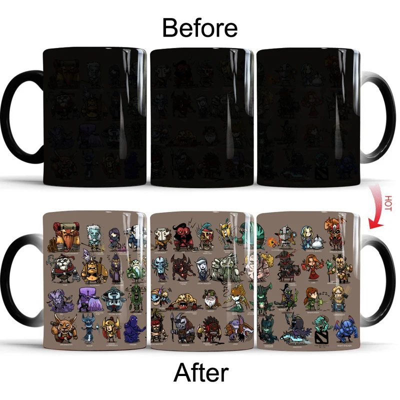 

DOTA2 Mug Creative Magic Color Changing Water Cup