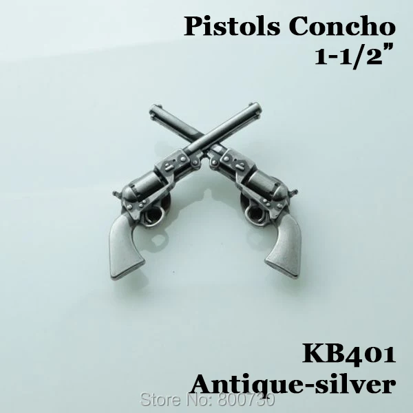 (KB401) оптовая продажа 50 шт 1 1/2 &quotковбойский Декор перекрещивающиеся 1861 Colt
