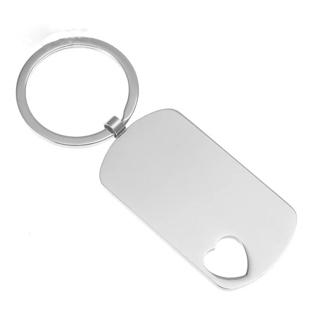 1 шт. брелок для ключей модный полый из нержавеющей стали мужчин и взрослых женщин