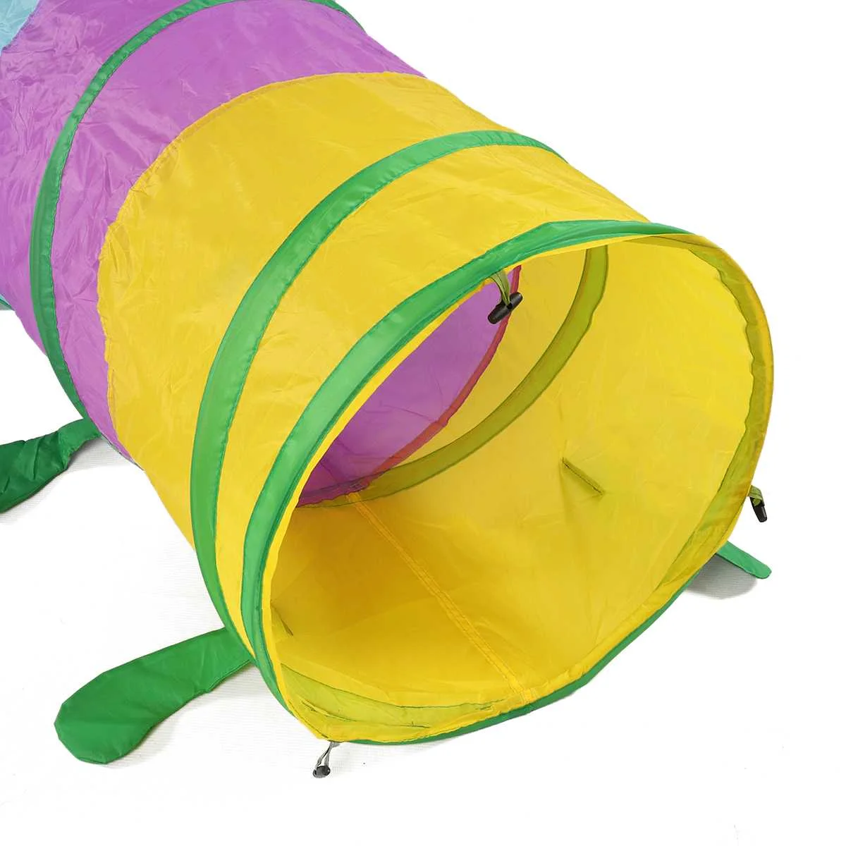 Складная игрушка из полиэстера, палатка, детские игровые палатки, домашняя, открытая, разноцветная палатка для ползания, туннель, забавные развивающие игрушки