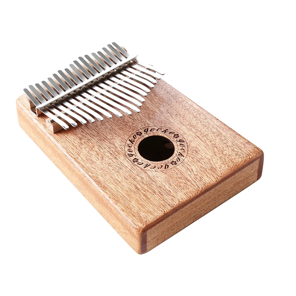 GECKO Kalimba Mbira Sanza 17 клавиш пианино для больших пальцев с нотописание|Игрушечные