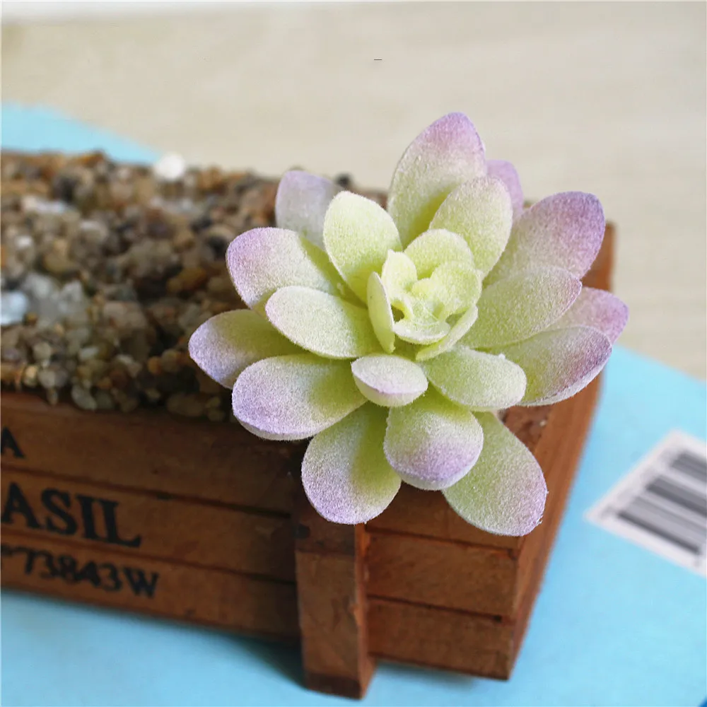 F Искусственные суккуленты растения ПВХ Искусственная Трава Пейзаж настольного