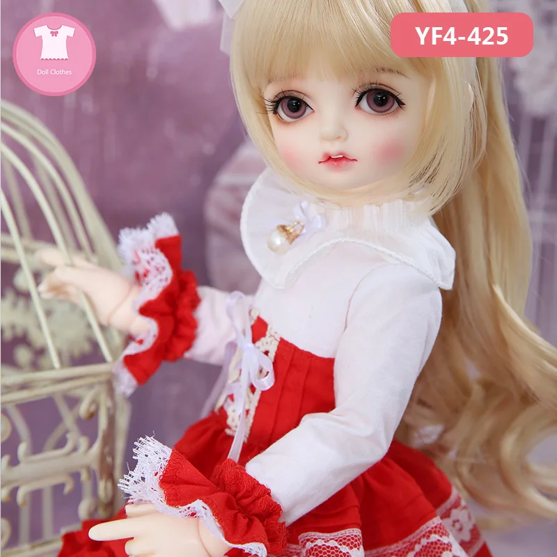 Одежда BJD 1/4 тела для МСД хорошее платье девочек YF4 367 кукла Chicabonita RL аксессуары