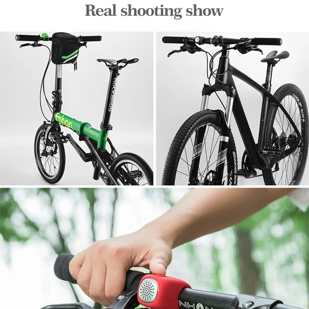 Электрический велосипедный звонок непромокаемый силикагель MTB на руль аксессуар