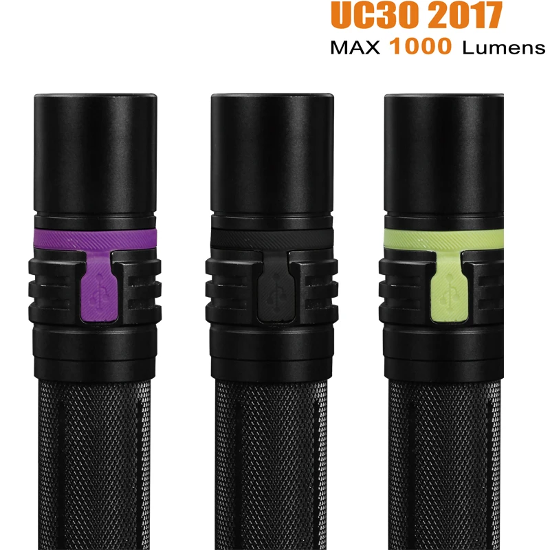 Фонарик для кемпинга Fenix UC30 Cree XP L HI светодиодный 1000 люмен Micro USB|Фонарики и