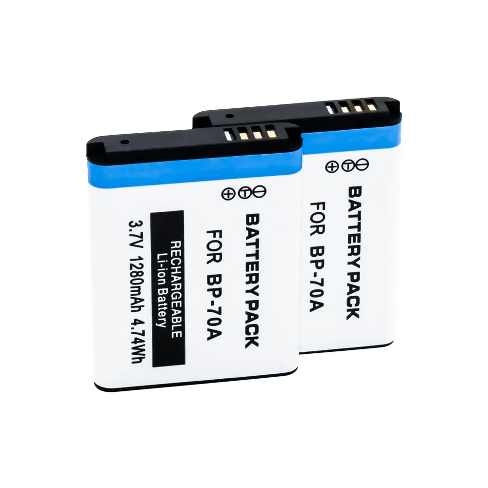 2 шт. BP70A BP 70A батарея для цифровой камеры + 1 Samsung ES65 ES70 ES71 ES73 ES74 TL105 TL110 PL100 SL50