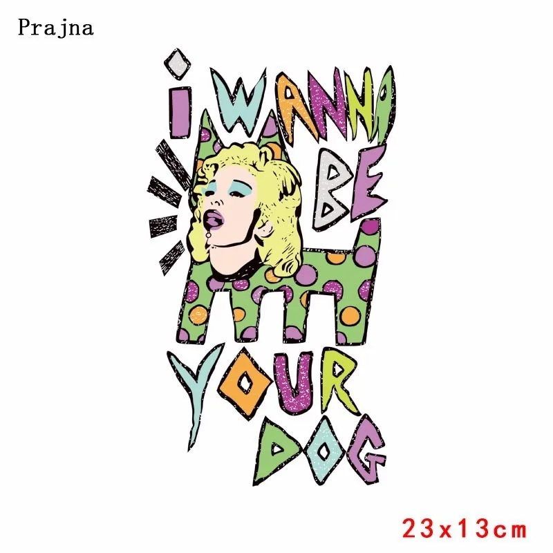 Prajna новый дизайн ПВХ теплопередача Модная девушка напечатанный патч гладить