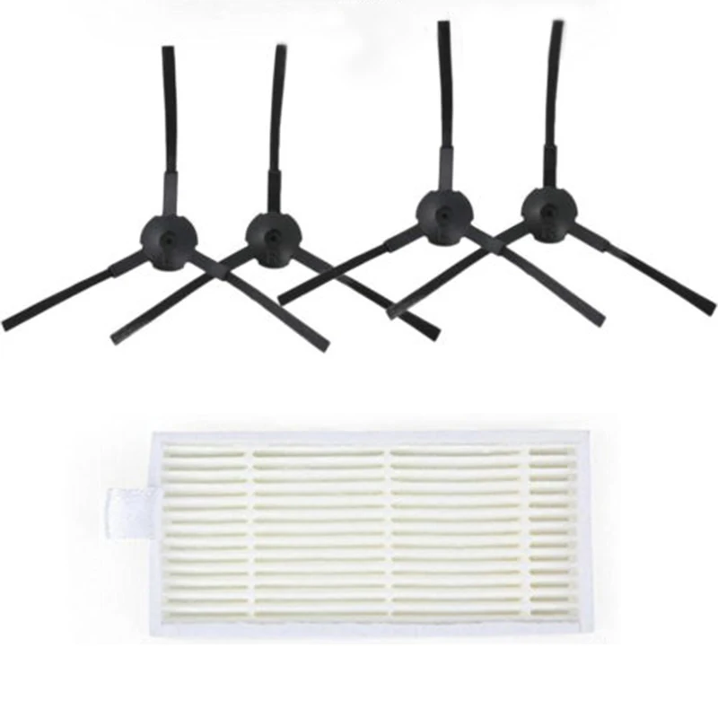 Левая и правая боковая щетка + фильтр подходит для Medion MD1619 18500 набор