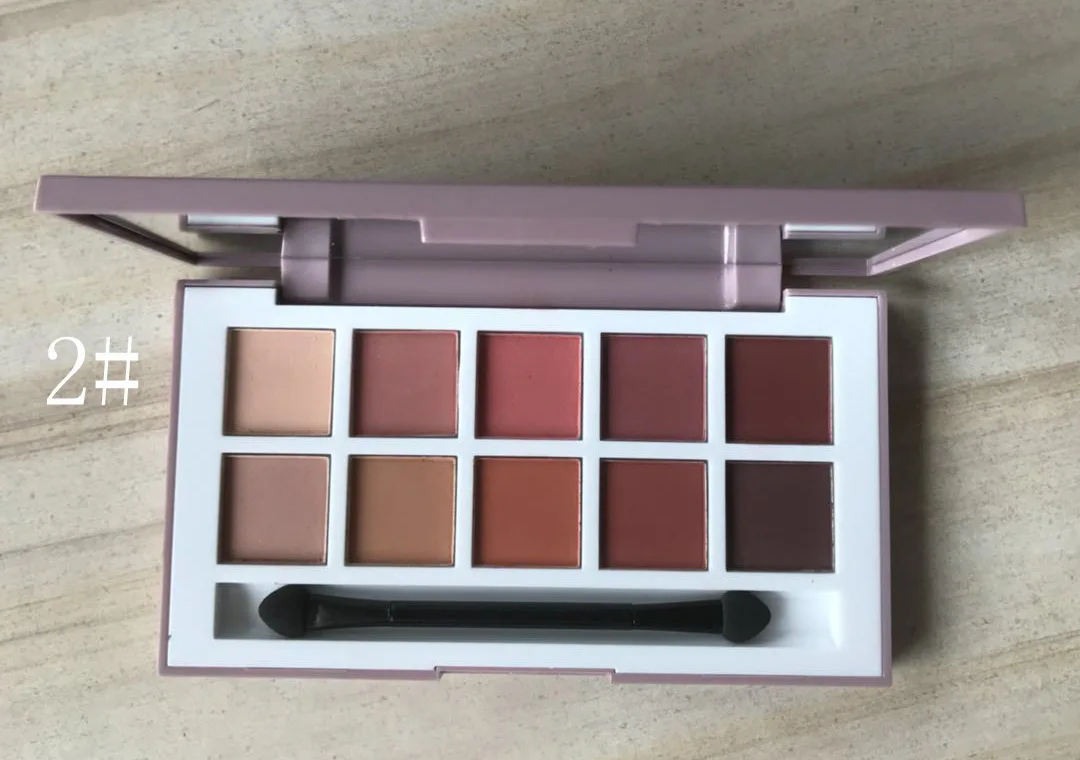 Контрастный цвет теней для век 10 цветов грейпфрутовый Цвет Тени земляной матовые